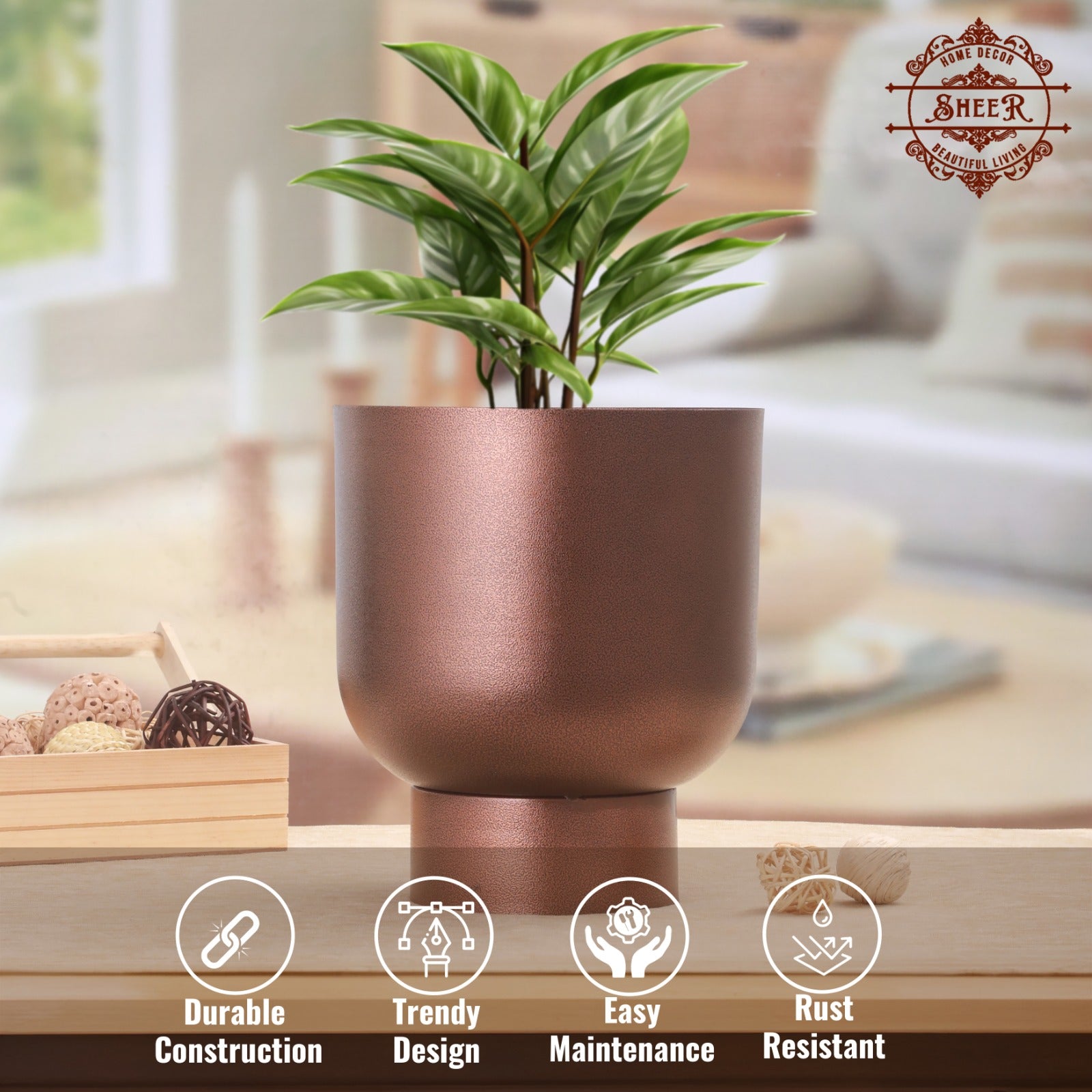 Premium Metal Planter