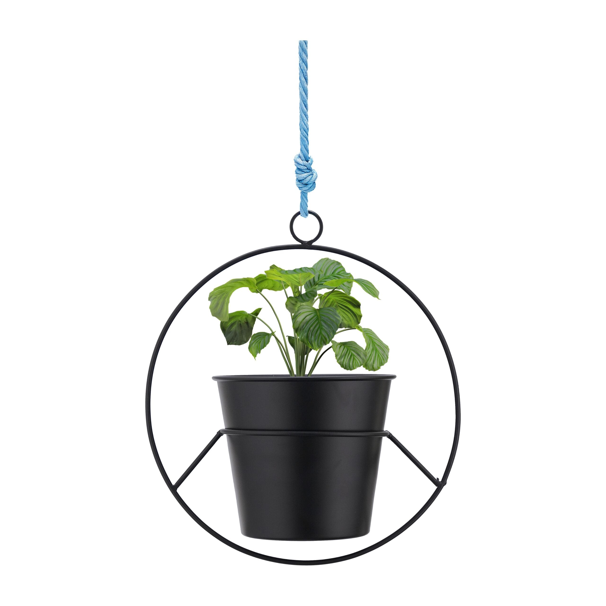 Modern Black Hanging Vase