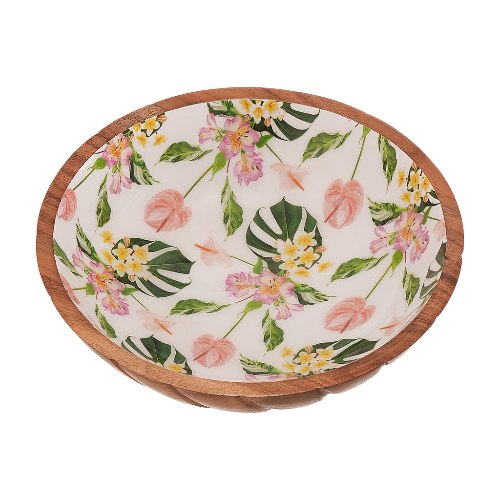 Enamel Wood Blossom Bowl