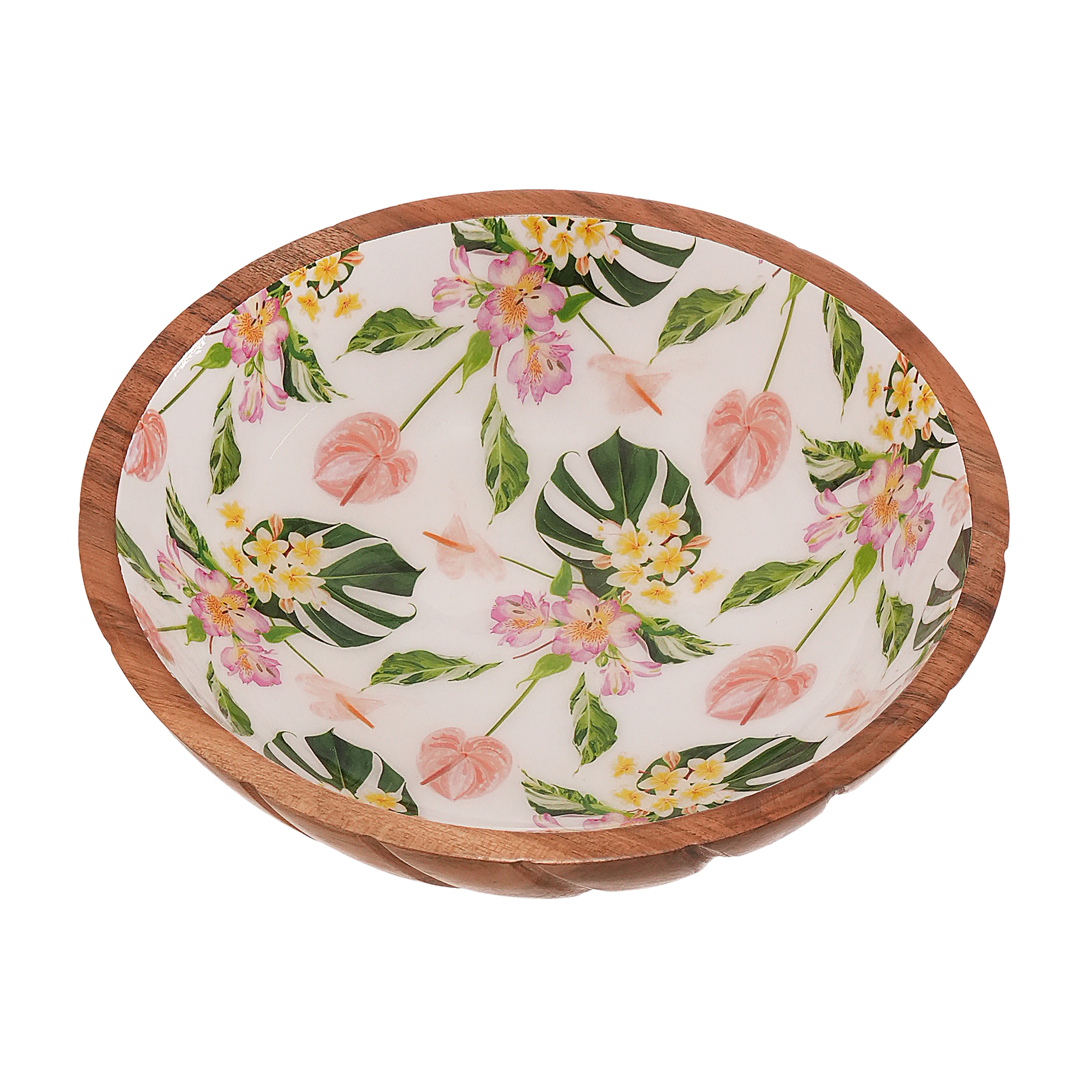Enamel Wood Blossom Bowl