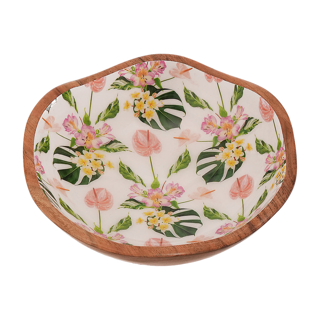 Enamel Wood Blossom Bowl