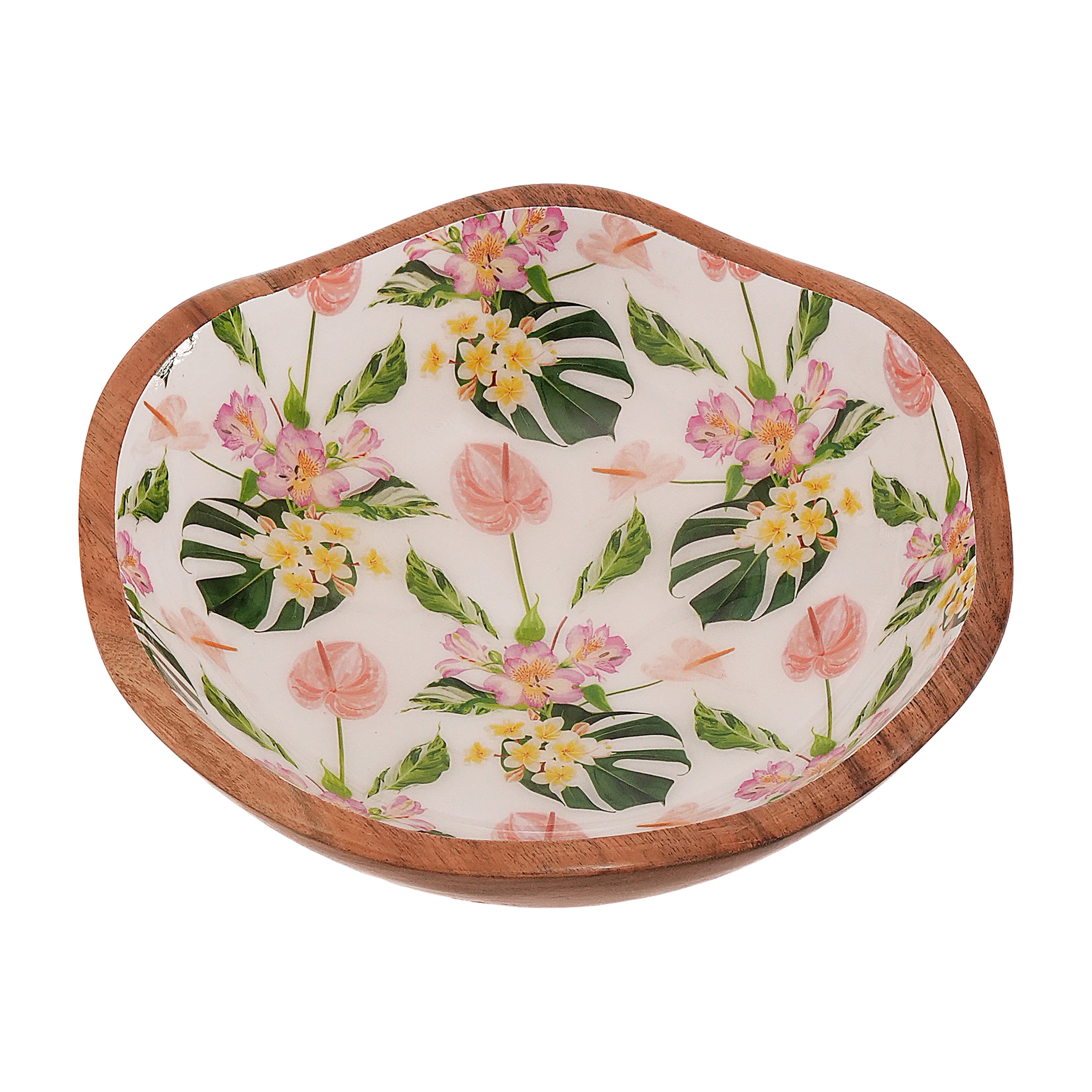 Enamel Wood Blossom Bowl