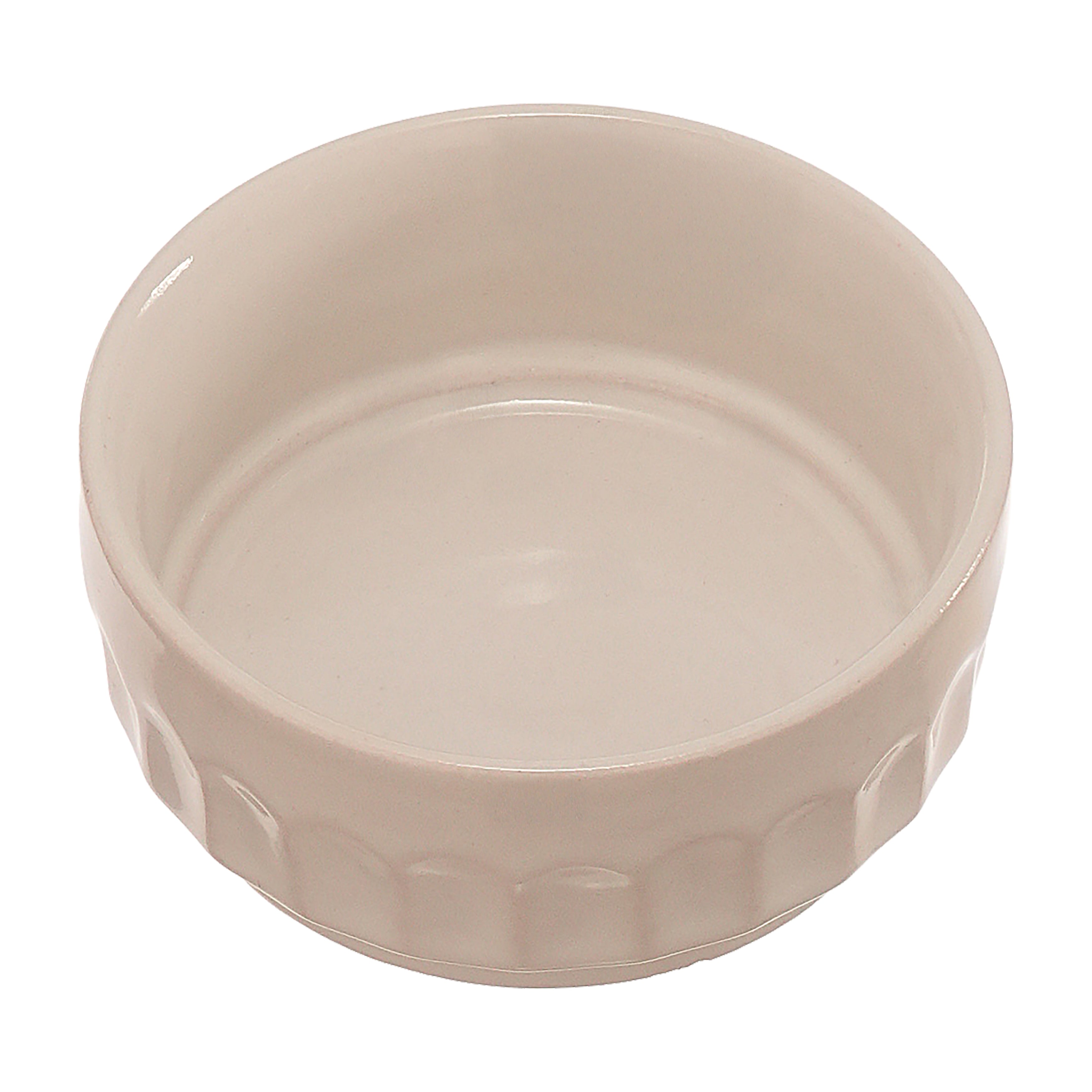 Floral Enamel Wooden Platter - Double Bowl Set