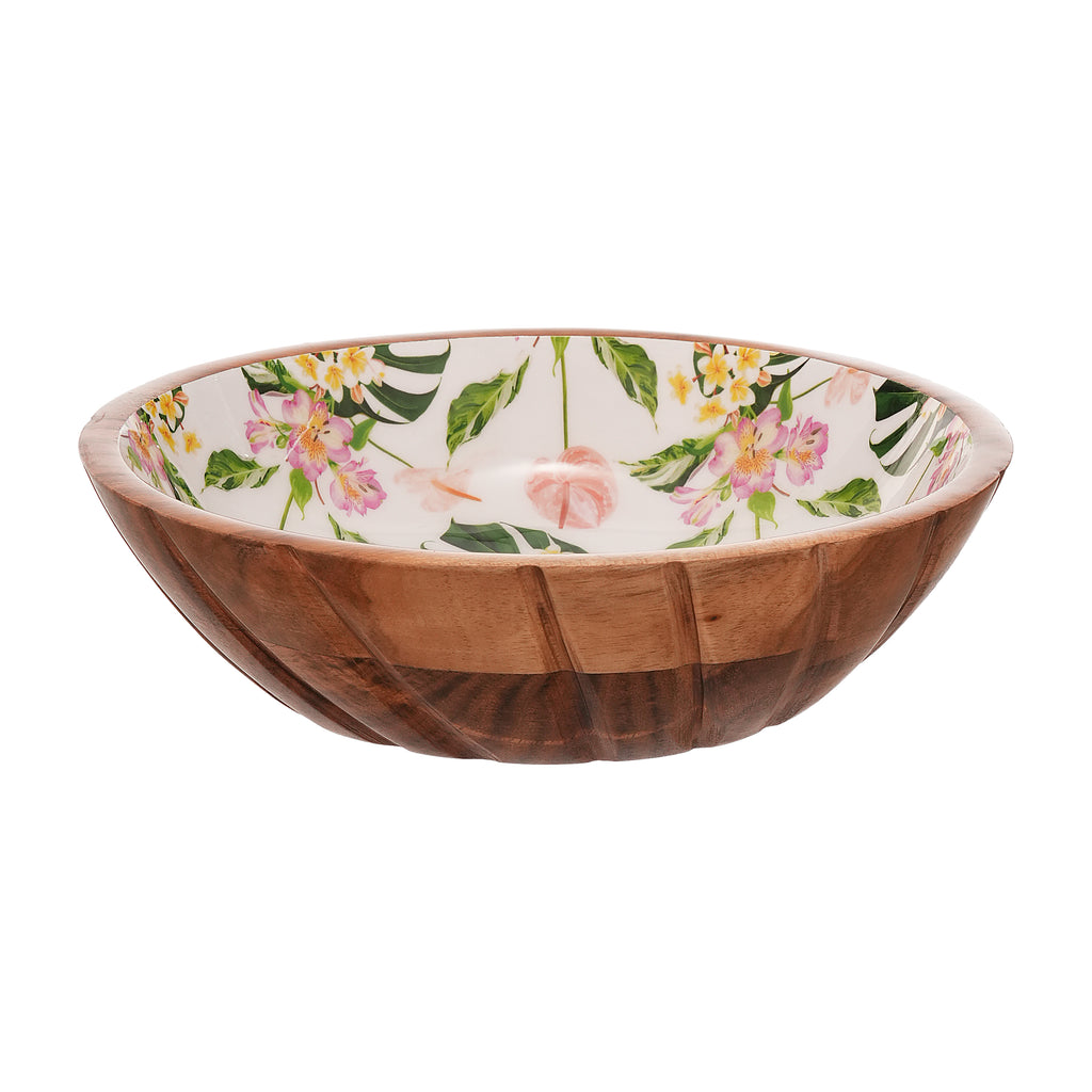 Enamel Wood Blossom Bowl
