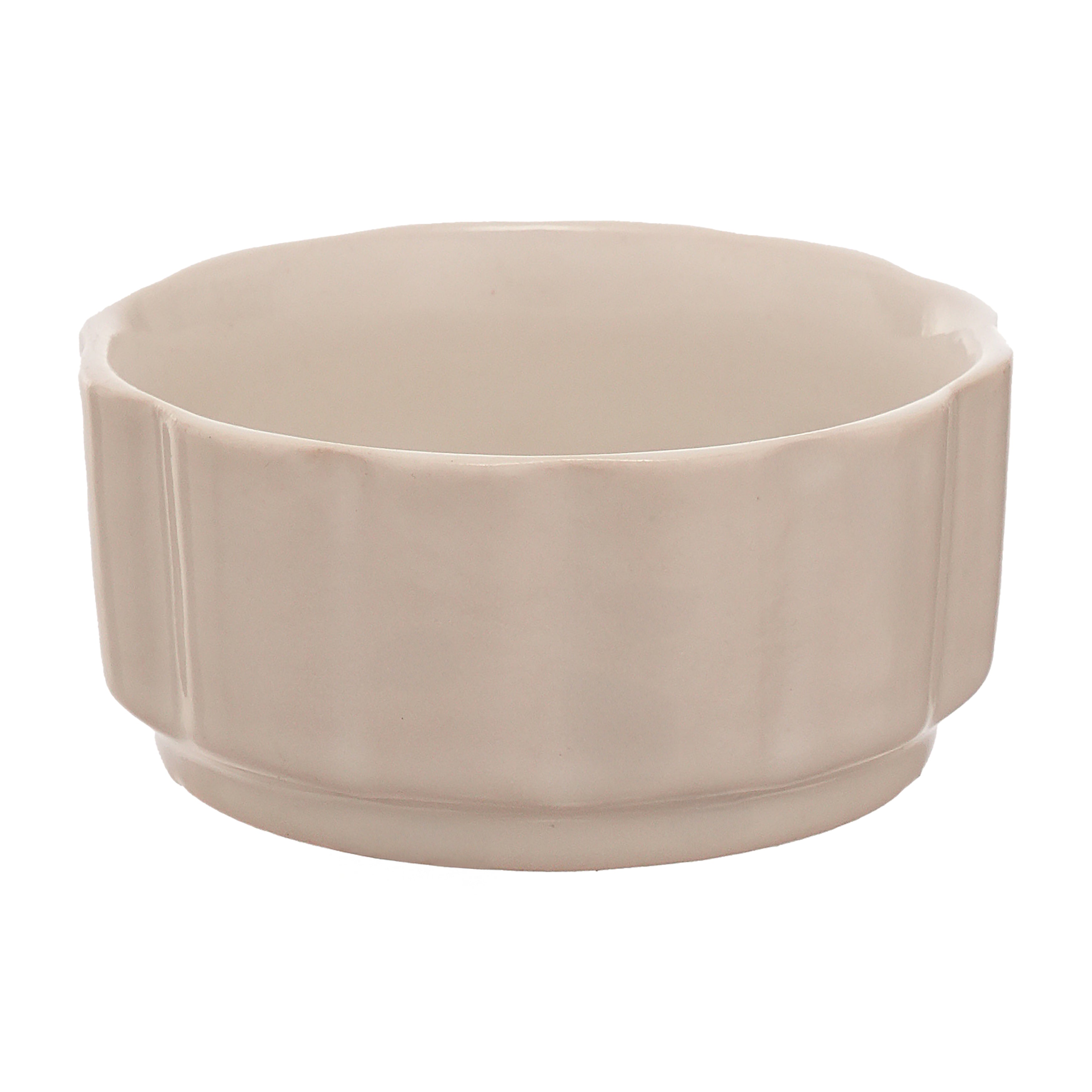 Floral Enamel Round Wooden Platter - Single Bowl Set