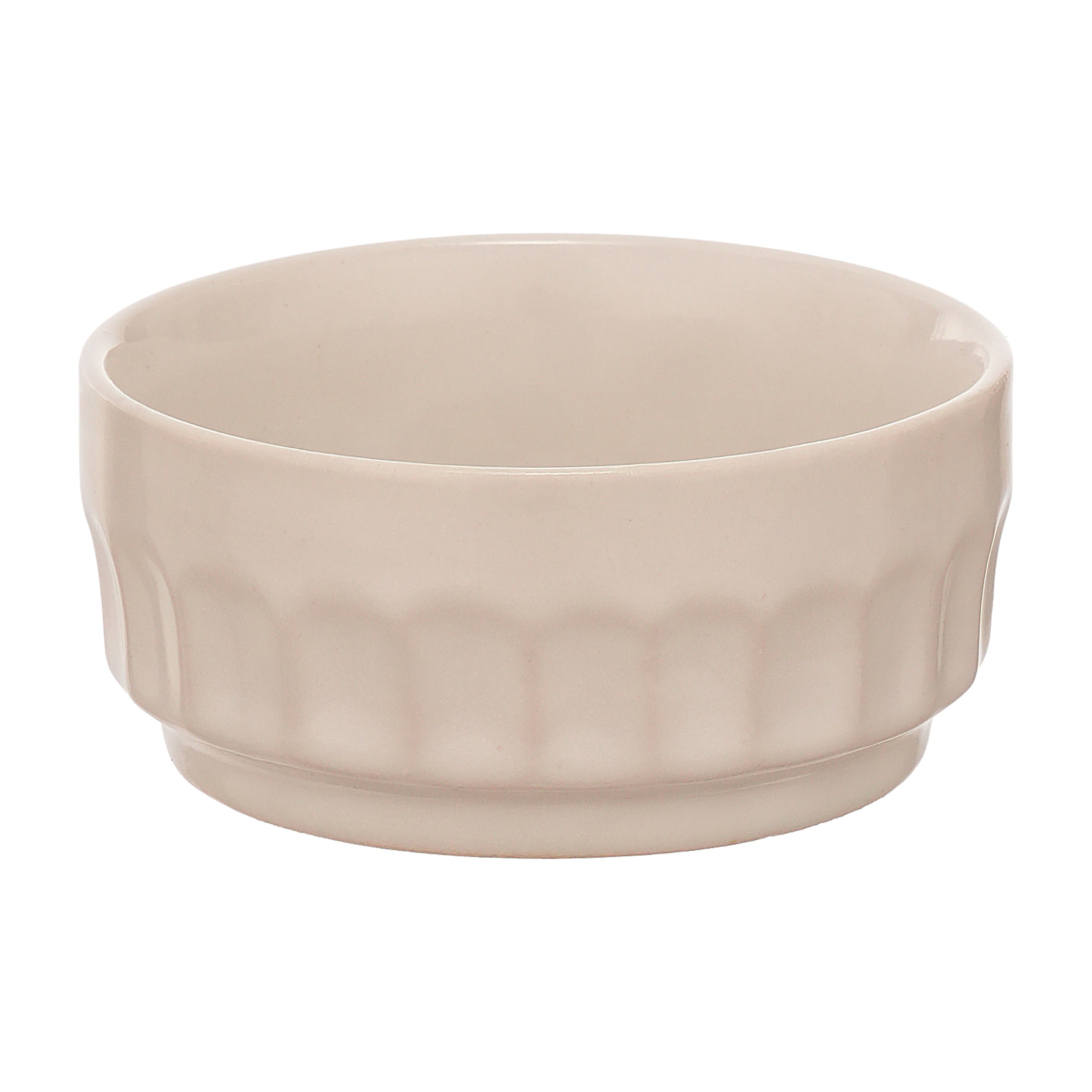 Floral Enamel Round Wooden Platter - Double Bowl Set