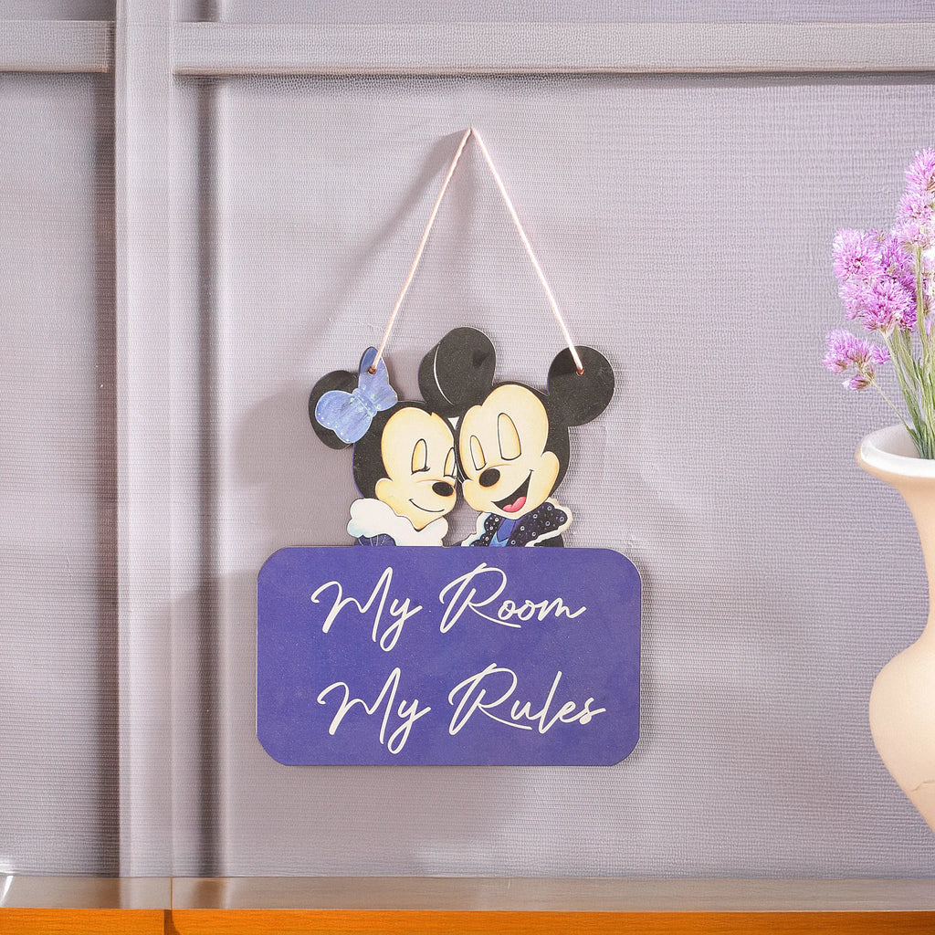 My Room, My Rules Wall Hanging