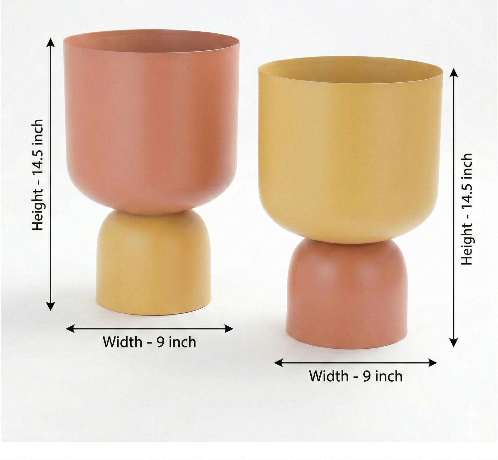 Solstice Color-Block Statement Planter