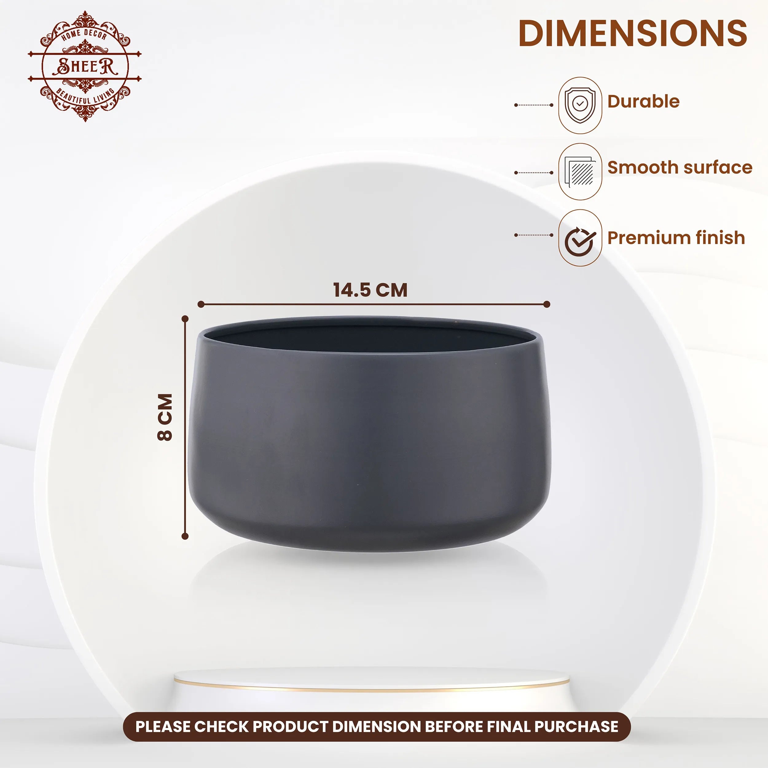 Luna Curve Planter Set