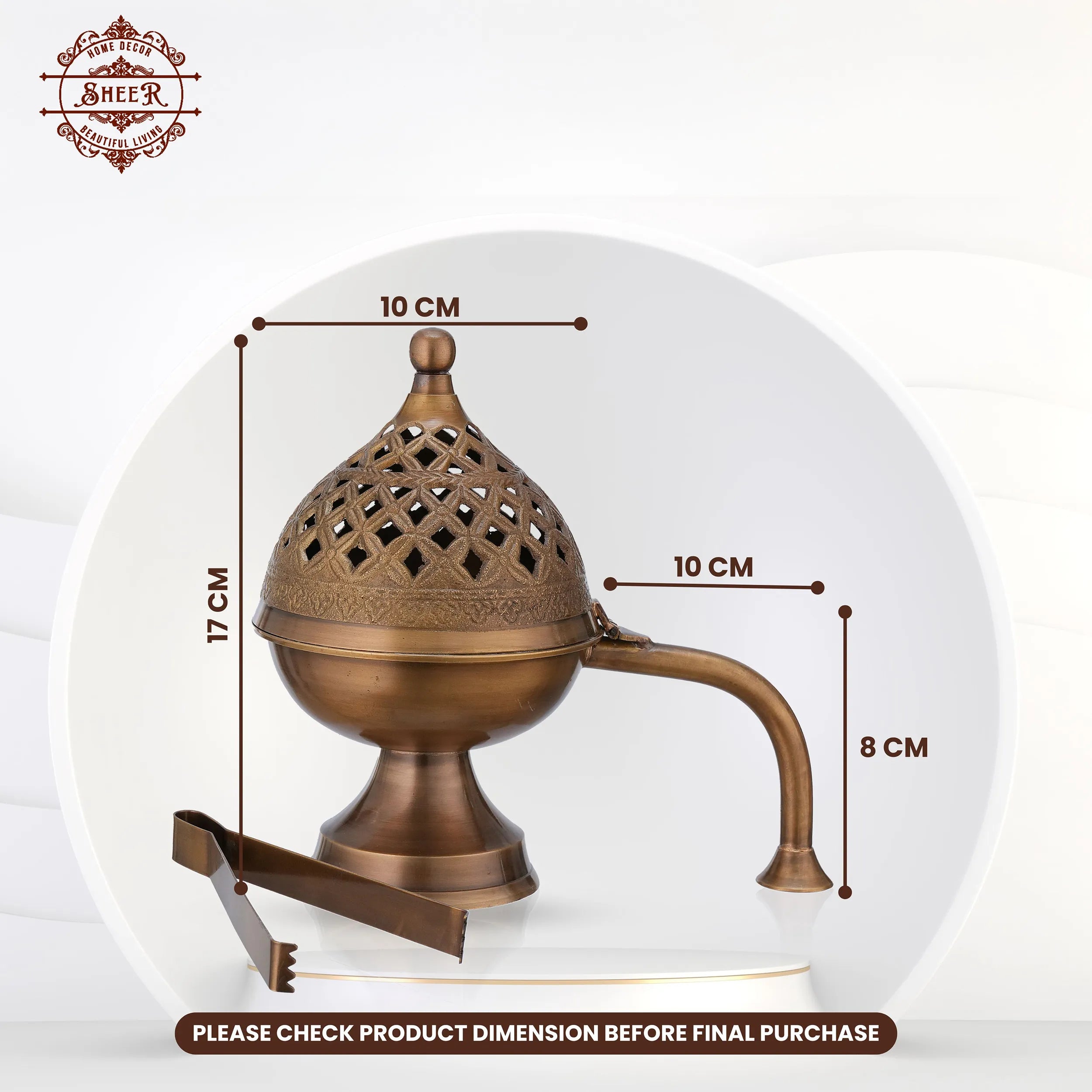 Antique Aroma Brass Lobdan with Plucker