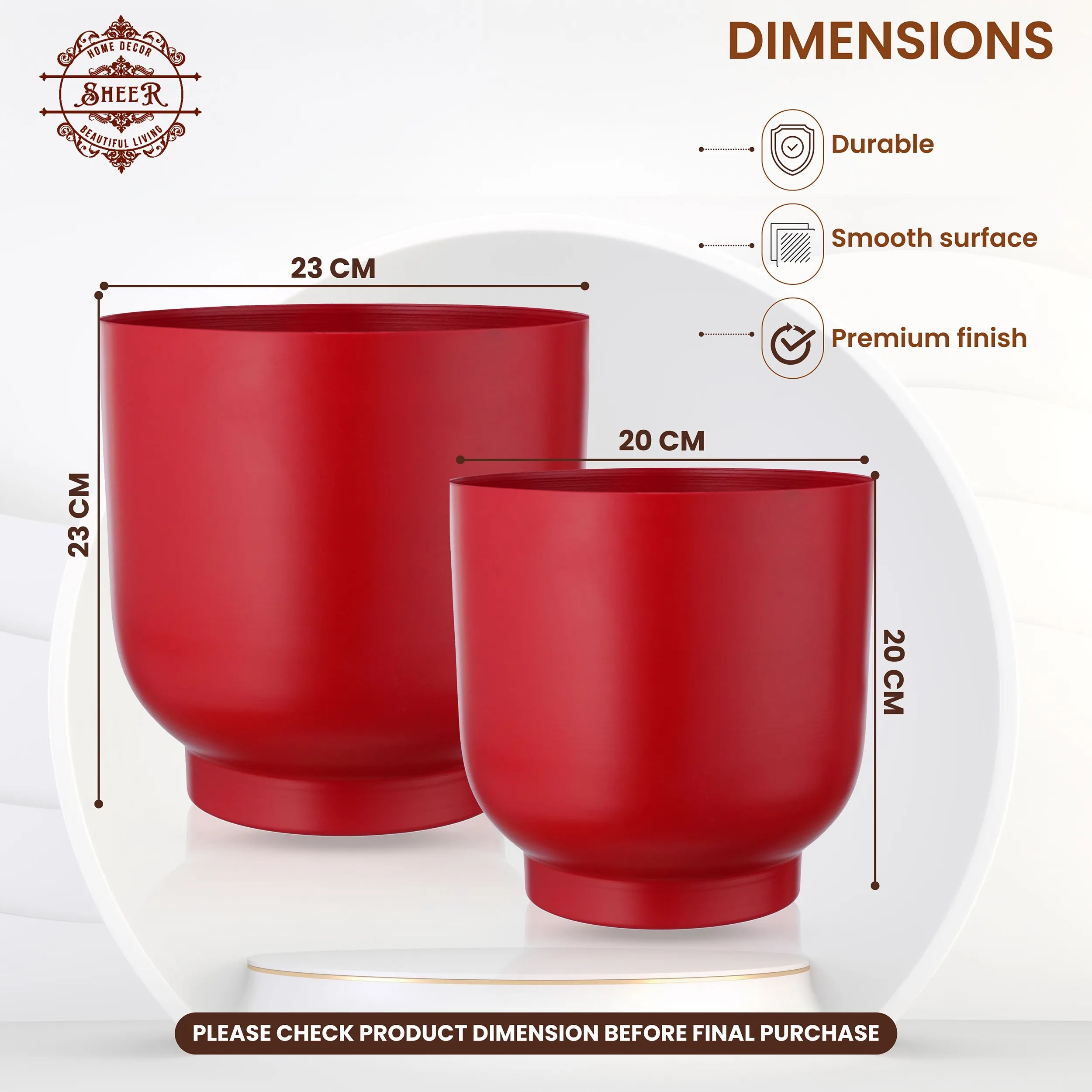 Rangini–Laal Planter Set