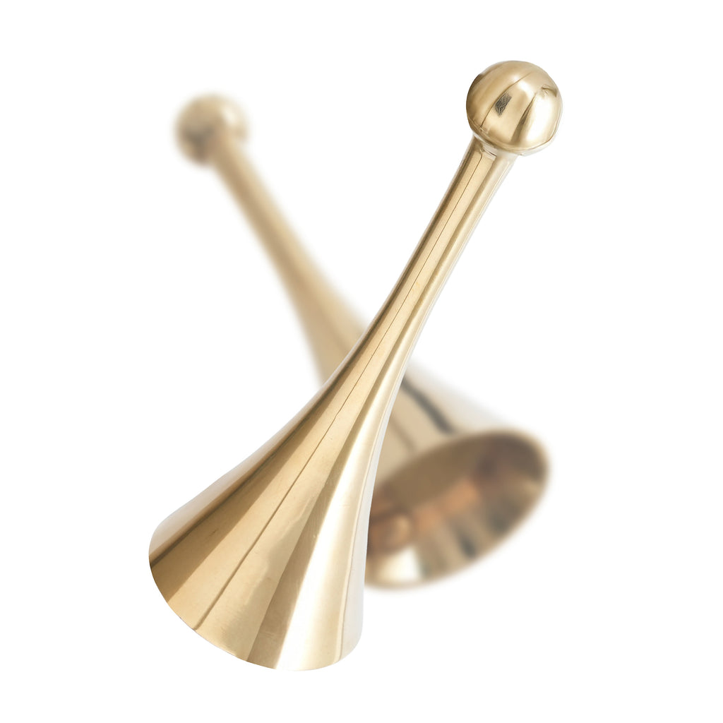 ELEGANT BRASS CONE BELL - SINGLE
