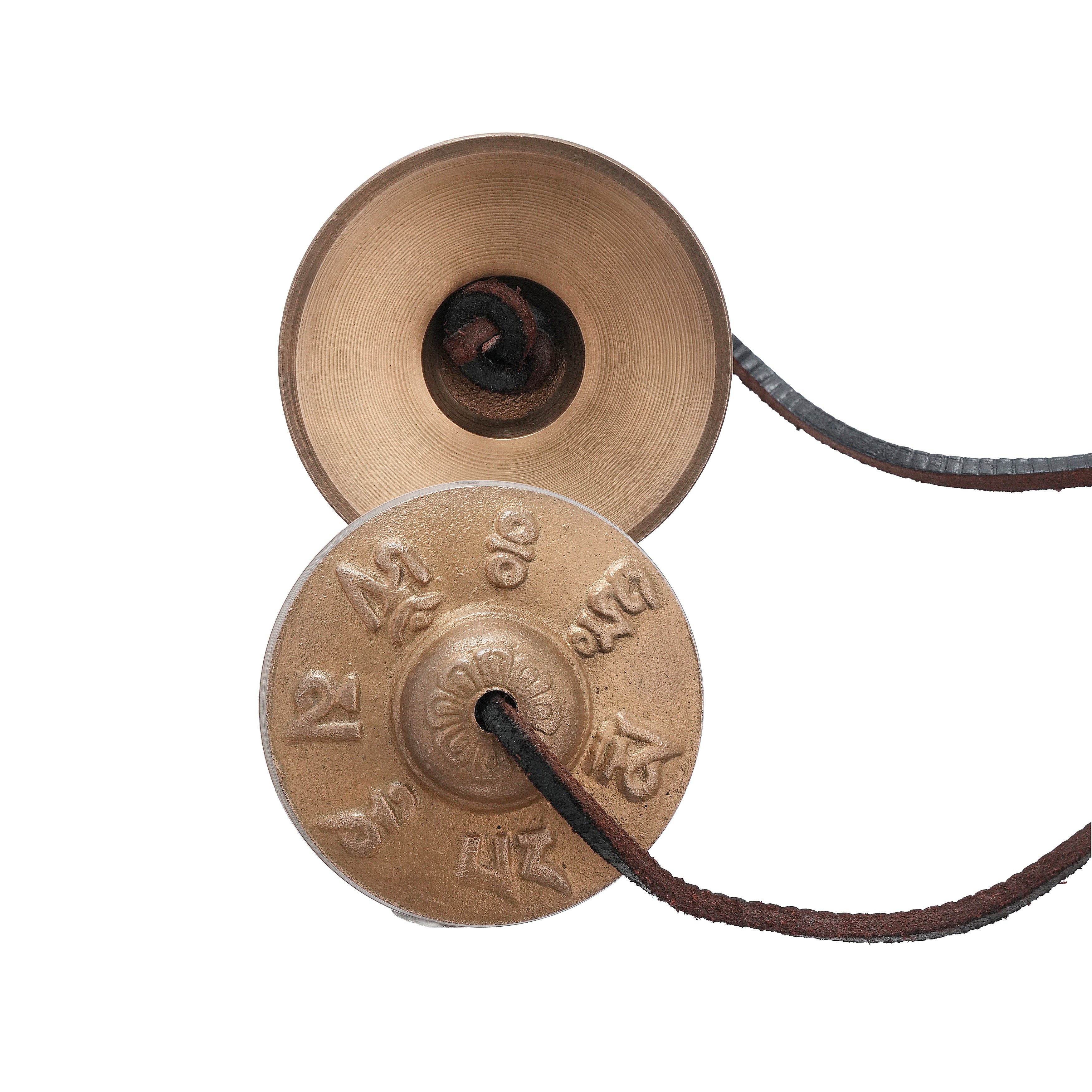 MANGIRA 7 SYMBOL Antique Brass Spiritual Artifact 